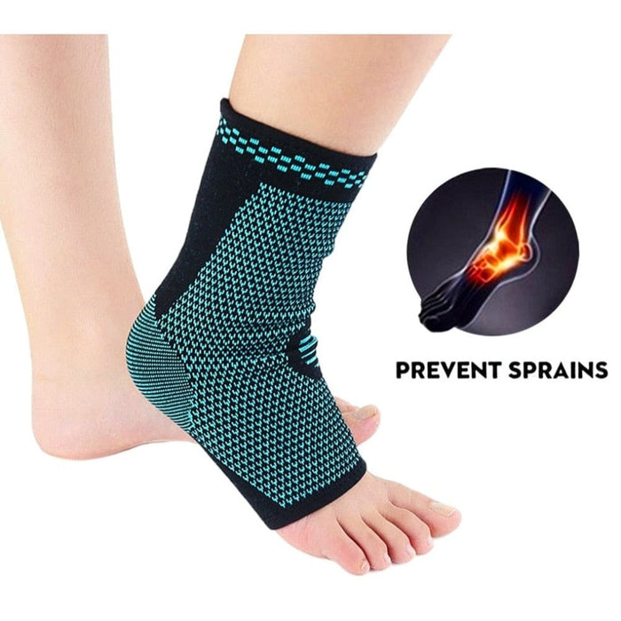 1Pc Breathable Knitted Stretch Ankle Fingerless Cover for Cycling Running Basketball