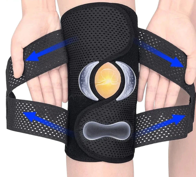 1pcs Adjustable Knee Support Brace With Patella Gel Pad