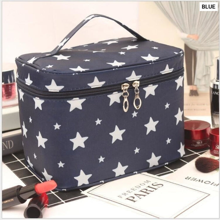Waterproof Portable Women Makeup Bag High Capacity Toiletries Organizer Storage Cosmetic Cases Zipper Wash Beauty Pouch Travel