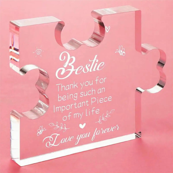 Best Friend Puzzle Decoration Perfect Gift For Women's Bff