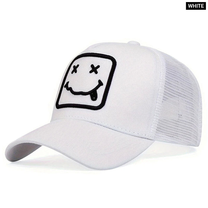 Adjustable Baseball Cap / Hat Embroidered Tongue Design