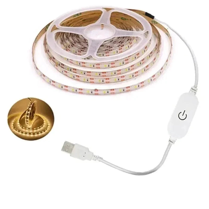 Usb Led Strip Light 5V 30Leds M 2835 Dimmable For Tv Backlight Room Kitchen 1M 3M 5M Flexible Decorative Lighting