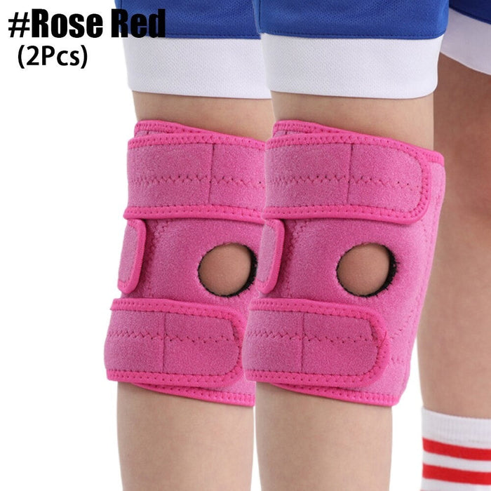 Adjustable Knee Brace with Silicone Pads for Cycling Basketball Football