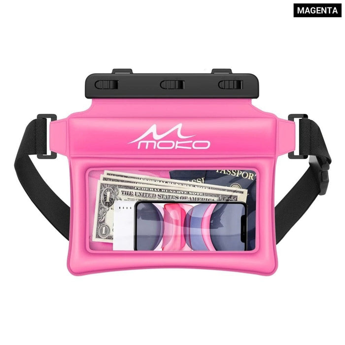 Waterproof Phone Pouch Fanny Pack Floating Dry Bag for Swimming for  iPhone 14 13 12 11 Pro Max X/Xr/Xs