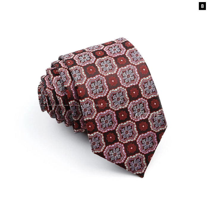 Blue Paisley Floral Tie For Business And Party Attire