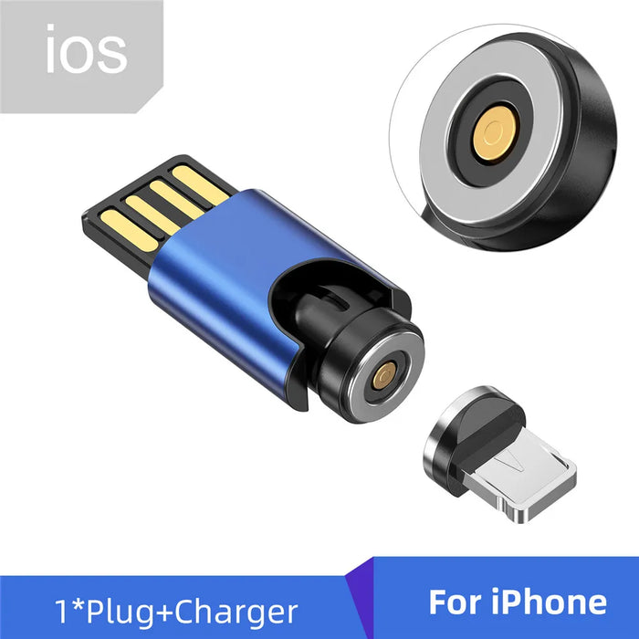 Compact With 540 Degree Magnetic Usb C Converter For Iphone Huawei Xiaomi Samsung