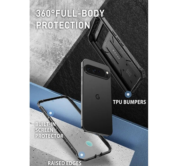 For Google Pixel 9 / Pixel 9 Pro Armorbox Full-Body Military Protection Phone Case With Built-In Screen Protector