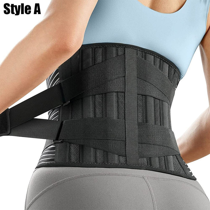 Breathable Lower Back Brace Support Belt Pain Relief for Herniated Disc