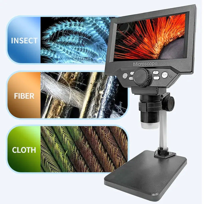 5.5 Lcd Digital Microscope With Stand