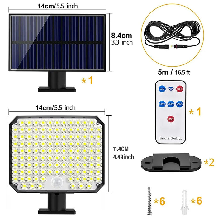 118Led Solar Motion Sensor Light