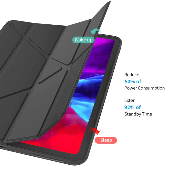 Multi Fold Pu Leather Smart Cover For Ipad Pro 11 12.9 Funda Capa