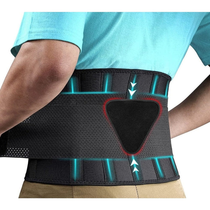 Adjustable Lightweight & Breathable Mesh with Lumbar Pad for Lower Back Pain Herniated Disc