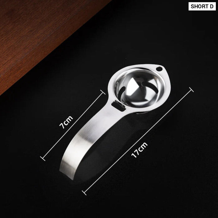 Stainless Steel Egg Separator Funnel Spoon