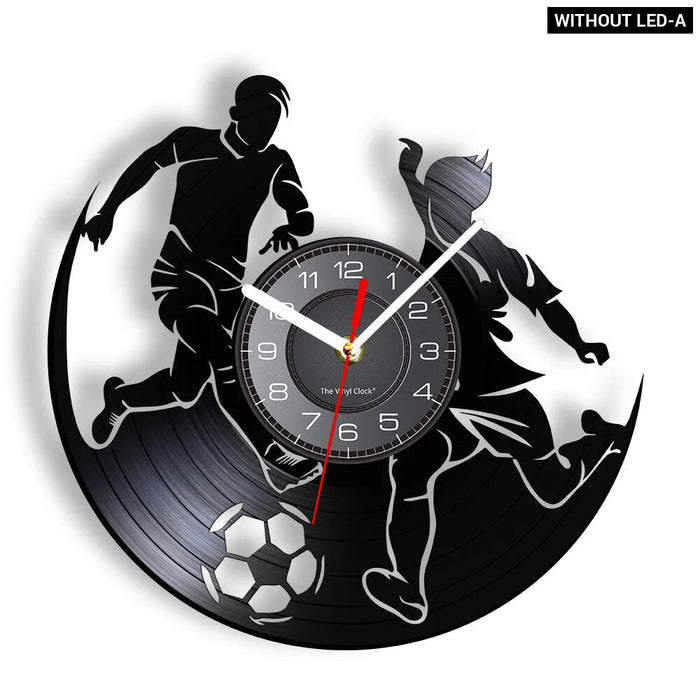 Football Vinyl Record Wall Clock