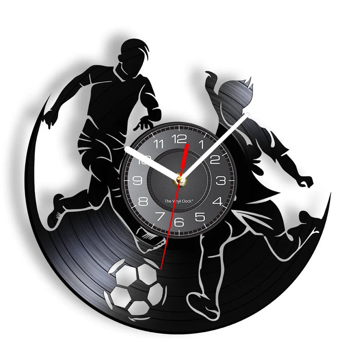 Football Vinyl Record Wall Clock