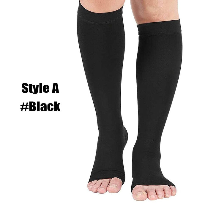 1Pair Long Elastic Stocking Shin Socks Fatigue Relief