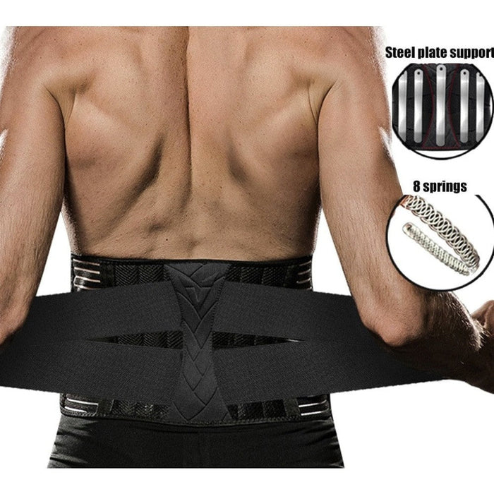 Adjustable Breathable Sports Training Lumbar Belt for Men Women