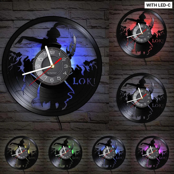 Retro Loki Vinyl Lp Wall Clock