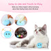 Fluffy Cat Ball Interactive Kitten Toy With Lifelike Sounds