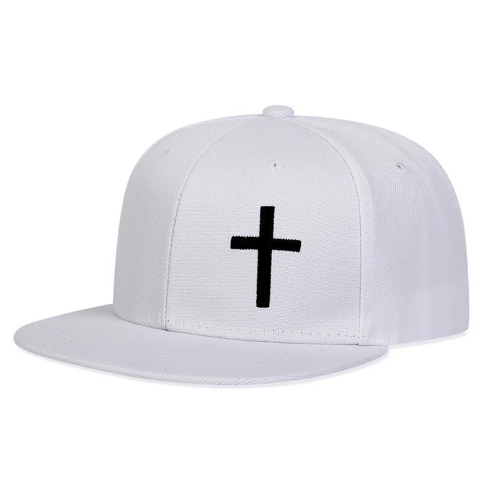 Adjustable Cross Embroidery Baseball Cap / Hat For Outdoor Wear