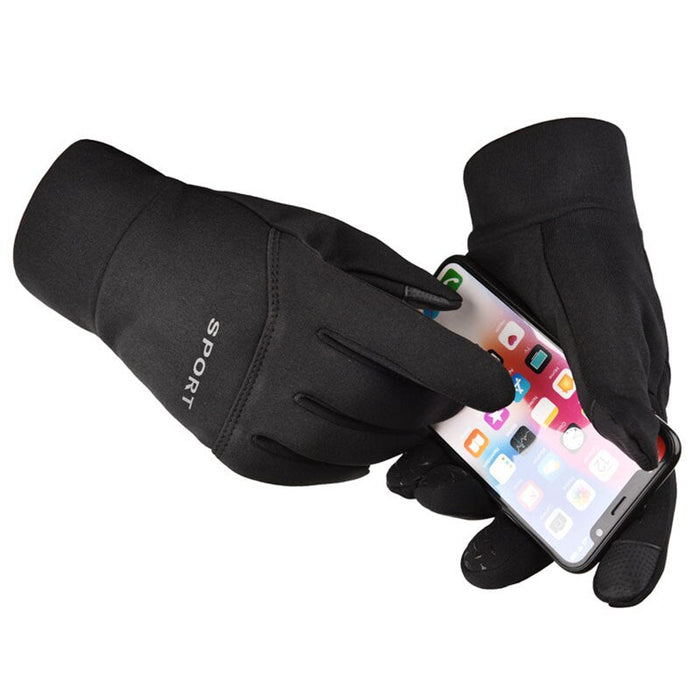 Outdoor Fishing Waterproof Mens Gloves TouchScreen Women Sport Ridding Windproof Breathable Non Slip Gloves Lady Ski Autumn