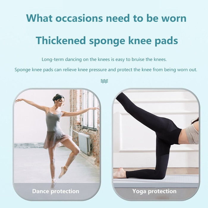 Thickening Anti-Collision Sponge Knee Pads For Dance Yoga Wrestling Kneeling Gardening