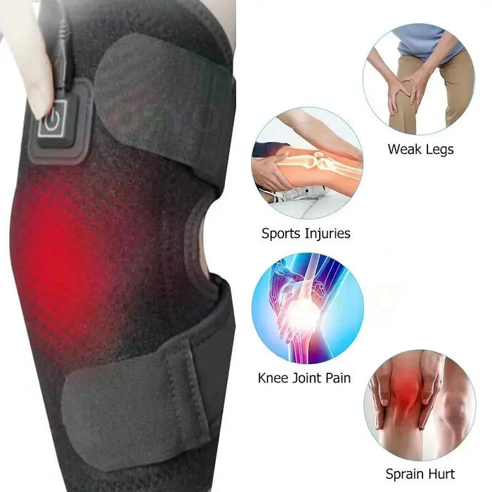 Usb Heated Knee Brace For Arthritis Relief