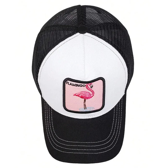 Adjustable Flamingo Baseball Cap / Hat For Outdoor Sun Protection