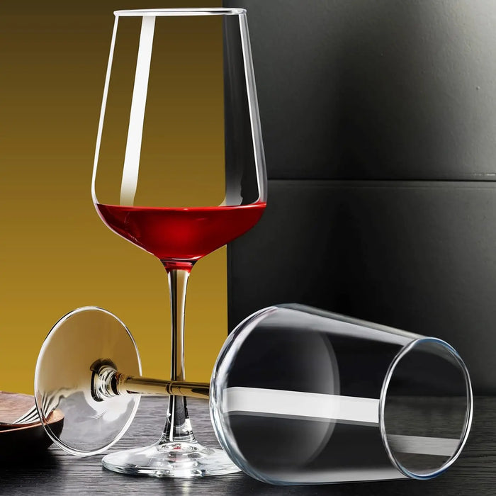 350Ml Clear Glass Wine Glasses For Parties And Family Dinners