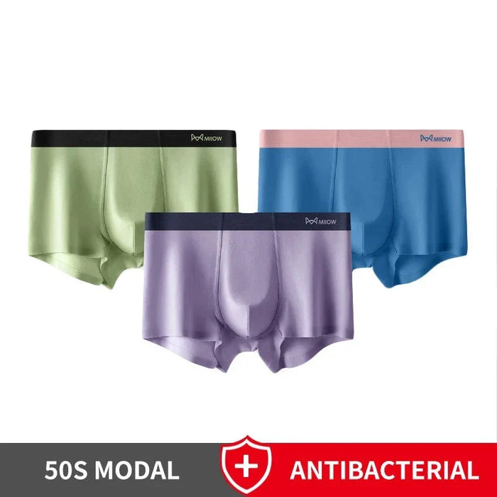 Pack Of 3 Modal Mens Boxer Shorts