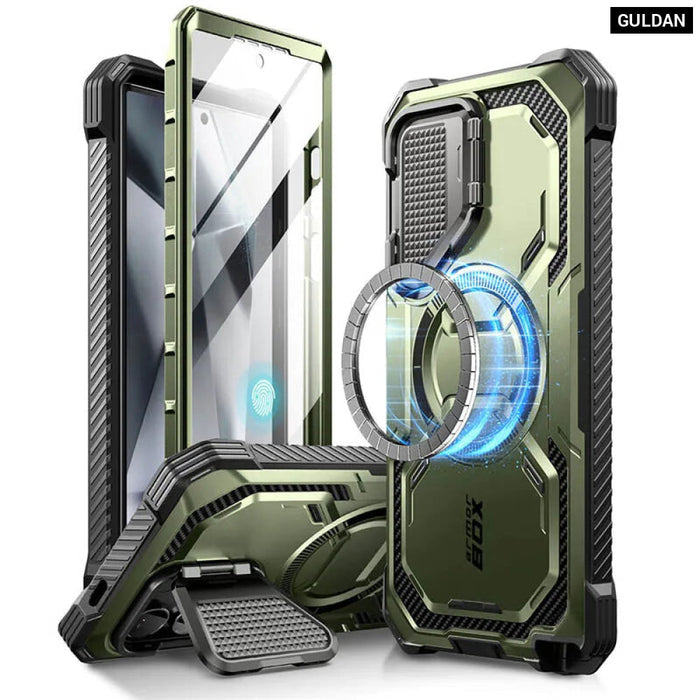 For Samsung Galaxy S24 Ultra 6.8 Inch Armorbox Full-body Rugged Case With Built-in Screen Protector