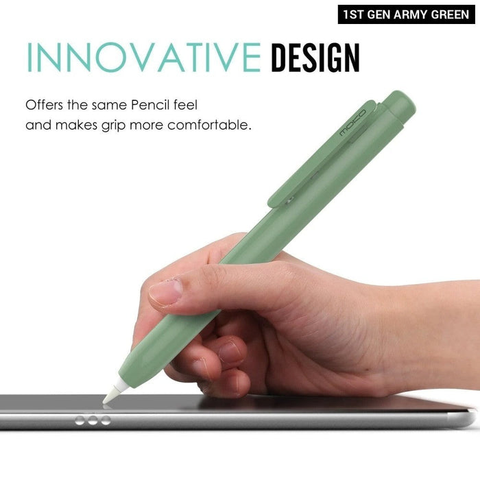 Retractable Tip Cap Protective Pencil Sleeve Cover with Sturdy Clip for Pencil 1st Gen