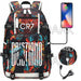 Unisex Cr7 Football Casual Daypack School Bag
