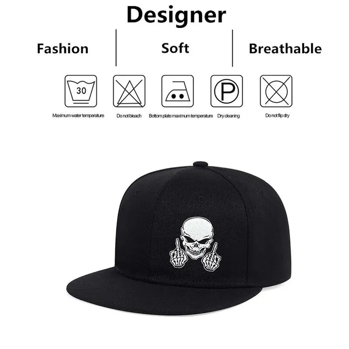 Adjustable Skeleton Finger Baseball Cap / Hat