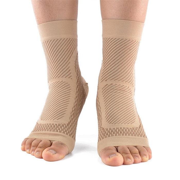 1Pair Compression Ankle Brace Socks For Heel Pain Achilles Tendonitis Relief