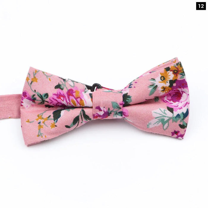 Colourful Floral Bow Ties Fashionable And Fun For Kids