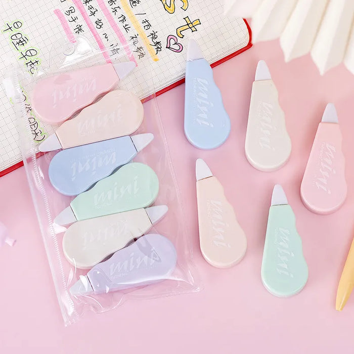 6 Pieces Macaron Colour Correction Tape Set