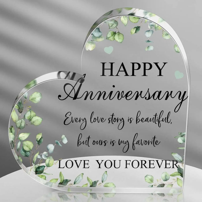 Anniversary & Wedding Gifts Acrylic Heart Decor