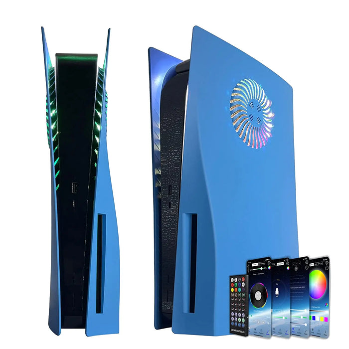 Rgb Light Strip And Cooling Vents For Ps Disc Edition