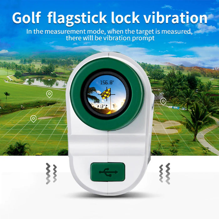 600/1000 Yard Golf Rangefinder With Vibration And Slope