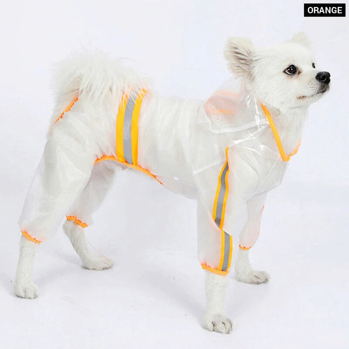 Pet Raincoat Jumpsuit For Dogs