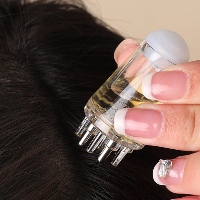 Portable Scalp Applicator For Hair Growth Serum