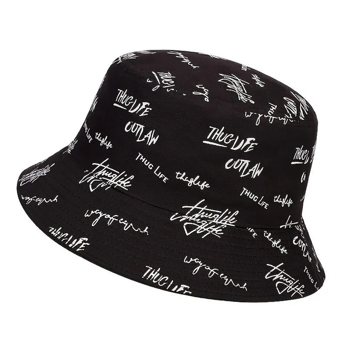 Bucket Hat Embroidery Print