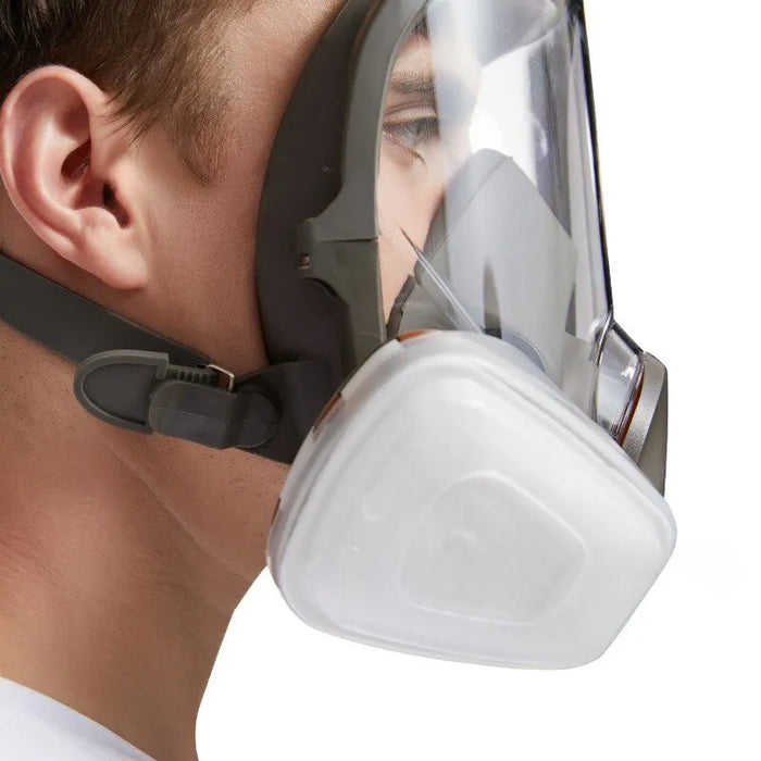 Full Face Anti Fog Gas Mask For Industrial Painting And Safety