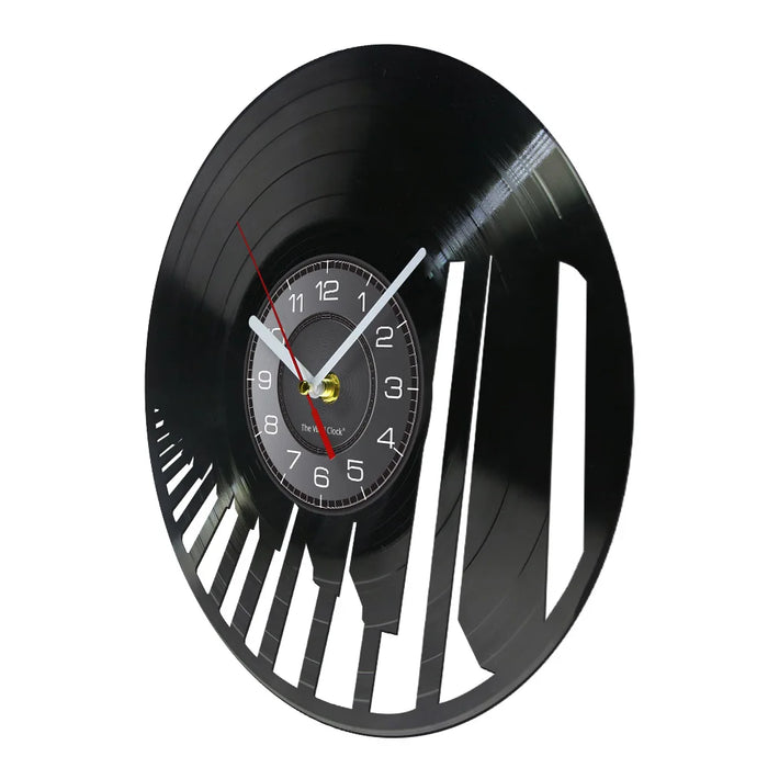 Musical Vinyl Record Wall Clock For Music Lovers