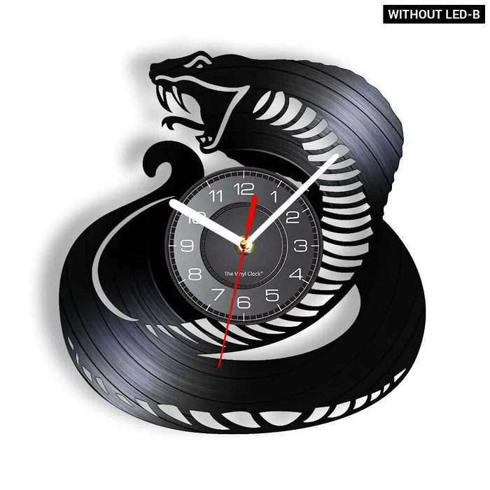 King Cobra Vinyl Record Wall Clock