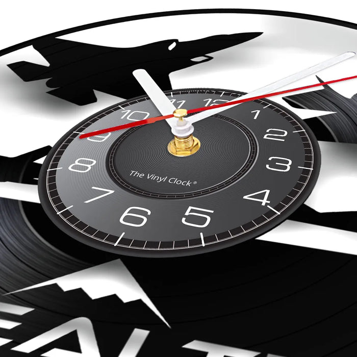 Stealth B2 Bomber Vinyl Record Clock