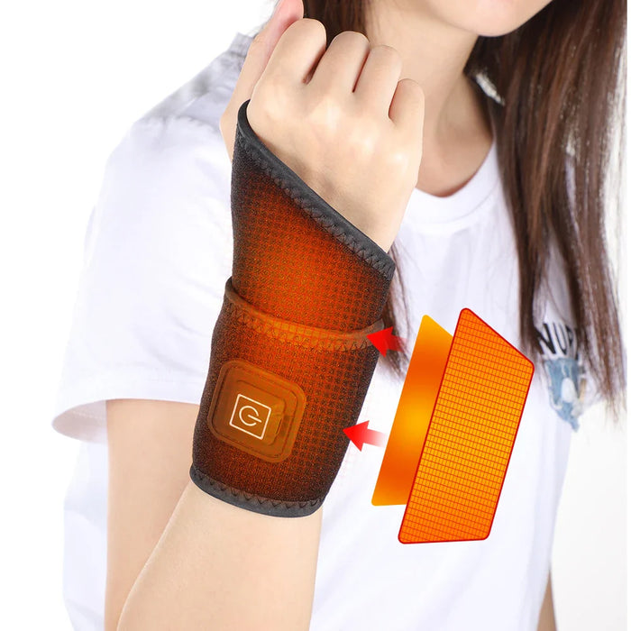 Self Heating Magnetic Wrist Support For Pain Relief