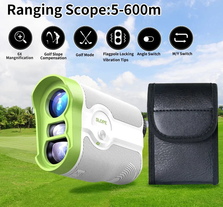 Rechargeable Golf Laser Rangefinder With Slope Compensation