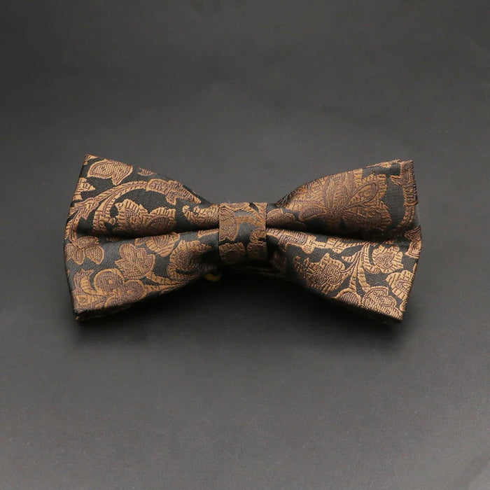 Floral Rose Bowtie For Weddings And Parties